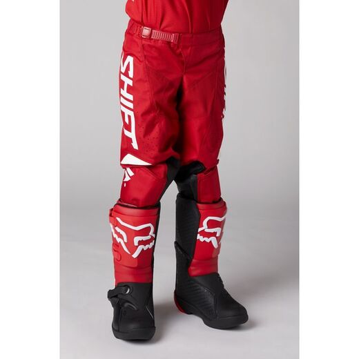 Мотоштаны подростковые Shift White Label Trac Youth Pant Red, 28, 2021 (26384-003-28) pitbikemarket.ru