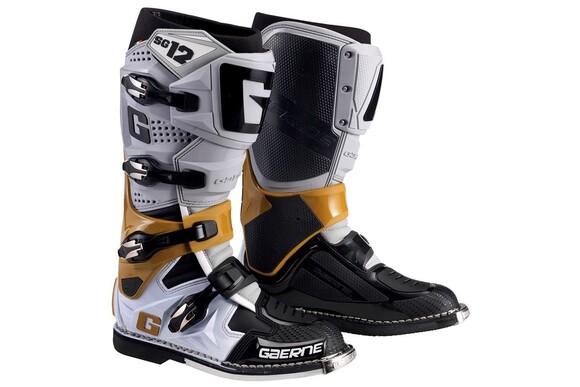 Мотоботы Gaerne SG12 серо-белые 44 pitbikemarket.ru