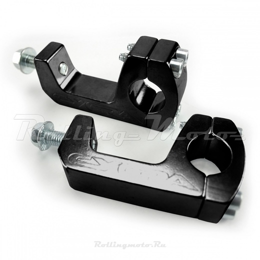 Комплект крепежа для рулей 22 мм (7/8) CYCRA U-CLAMPS STANDARD черный pitbikemarket.ru