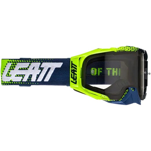 Очки Leatt Velocity 6.5 Lime/Blue Light Grey 58% (8021700320) pitbikemarket.ru