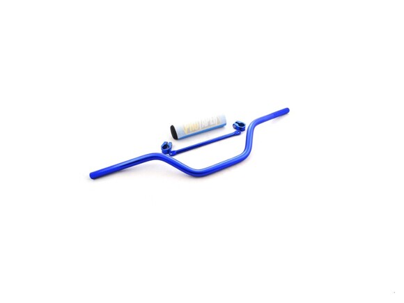 Руль PRO-TAPER алюминевый с перемычкой высокий синий pitbikemarket.ru