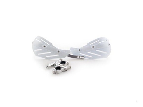 Защита рук (пара) HP15 белые армированные SM-PARTS pitbikemarket.ru