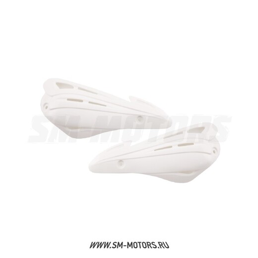 Сменные щитки (пара) для защиты рук SMP-10  SM-PARTS белые pitbikemarket.ru