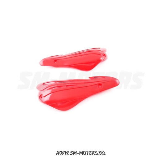 Сменные щитки (пара) для защиты рук SMP-10  SM-PARTS красные pitbikemarket.ru