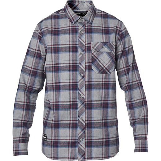 Рубашка Fox Gamut Stretch Flannel Взрослый, XL, серый, 2020 (23890-185-XL) pitbikemarket.ru