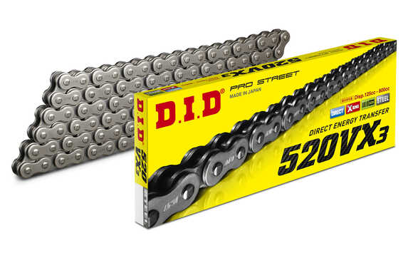 Цепь DID 520 VX3 G&B pitbikemarket.ru