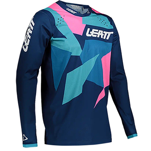 Мотоджерси Leatt Moto 4.5 Lite Jersey Blue/Pink XL pitbikemarket.ru