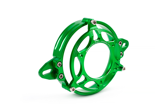 Защита вентилятора радиатора для эндуро алюминиевая OTOM зеленая pitbikemarket.ru