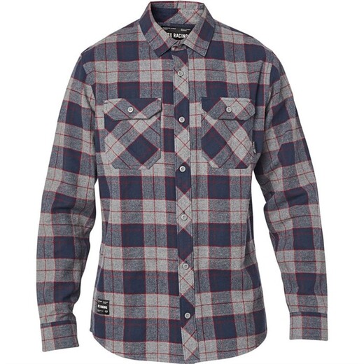 Рубашка Fox Traildust 2.0 Flannel Взрослый, XL, серый, 2020 (23826-185-XL) pitbikemarket.ru