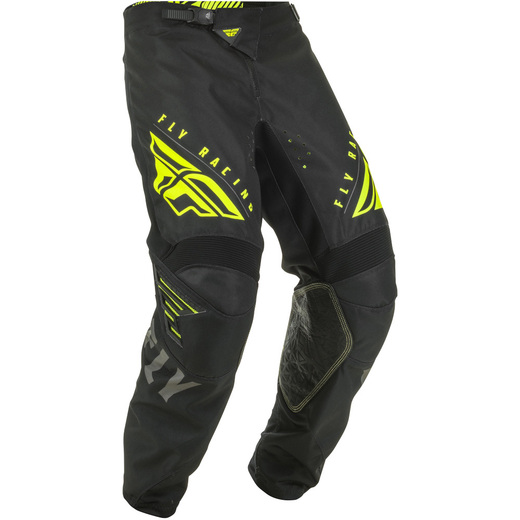 Брюки для мотокросса FLY RACING KINETIC K220 черные/серые/Hi-Vis желтые (2020) 32 pitbikemarket.ru