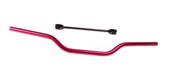 Руль алюминиевый 22 мм красный pitbikemarket.ru