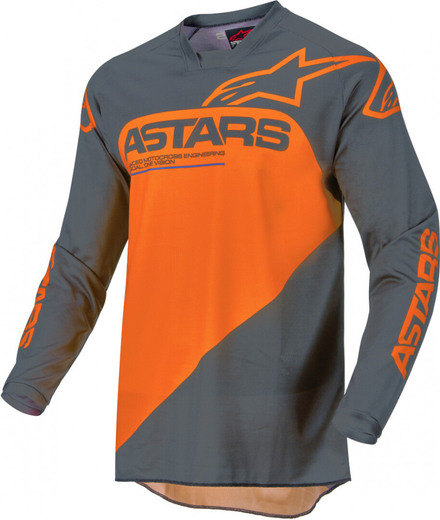 ALPINESTARS Джерси RACER SUPERMATIC JERSEY (антрацитово-оранжевый, 1440, XL) pitbikemarket.ru