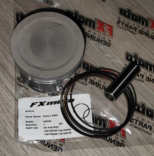 Поршень в сборе 75мм CB300F (zs175-2v) pitbikemarket.ru