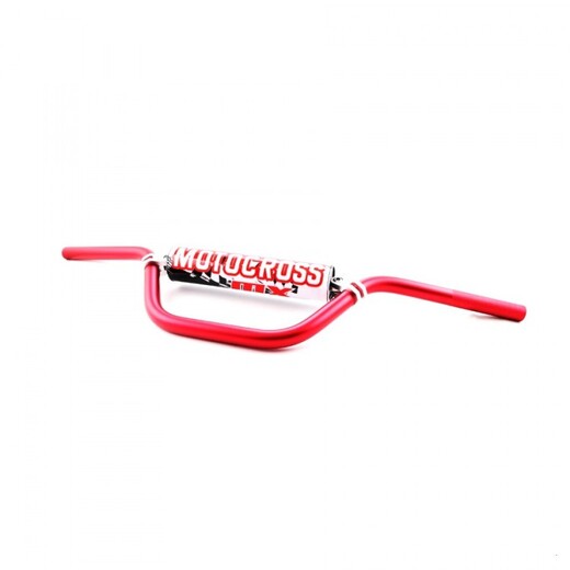 Руль алюминиевый 7/8 (22,2 мм) SM-PARTS 734 х 171 мм (питбайк) красный pitbikemarket.ru
