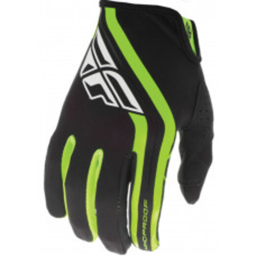 Перчатки FLY RACING WINDPROOF LITE черный/Hi-Vis желтый (2021)  6 pitbikemarket.ru