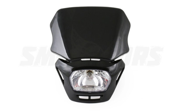 Фара с обтекателем для питбайка (тип TTR) черная pitbikemarket.ru
