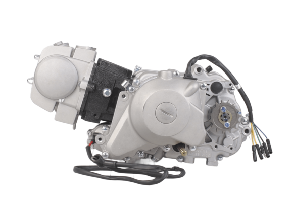 Двигатель в сборе для питбайка YX 153FMI (W120) 125см3, электростартер, полуавтомат pitbikemarket.ru