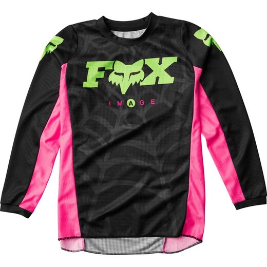 Мотоджерси подростковая Fox 180 Venin Youth Jersey Black, YL, 2021 (24857-001-YL) pitbikemarket.ru
