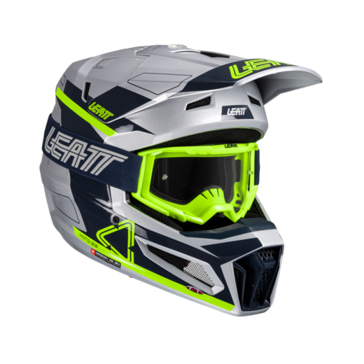 Мотошлем Leatt Moto 3.5 Helmet Kit (Steel, L, 2025 ) pitbikemarket.ru