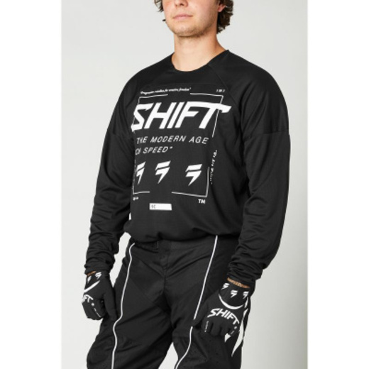 Мотоджерси Shift White Label Bliss Jersey Black/White, M, 2021 (26219-018-M) pitbikemarket.ru