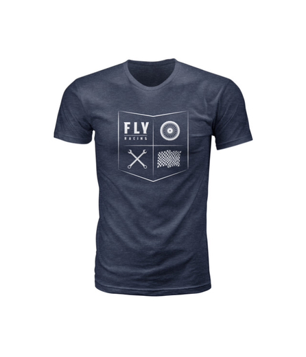 Футболка FLY RACING ALL THINGS MOTO темно-синяя XL pitbikemarket.ru
