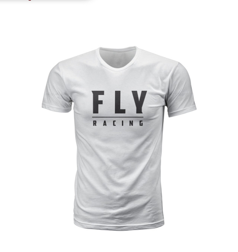 Футболка FLY RACING CIRCLE белая   S pitbikemarket.ru