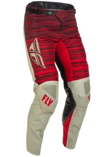 Брюки для мотокросса FLY RACING KINETIC WAVE (2022) серый/красный, 36 pitbikemarket.ru