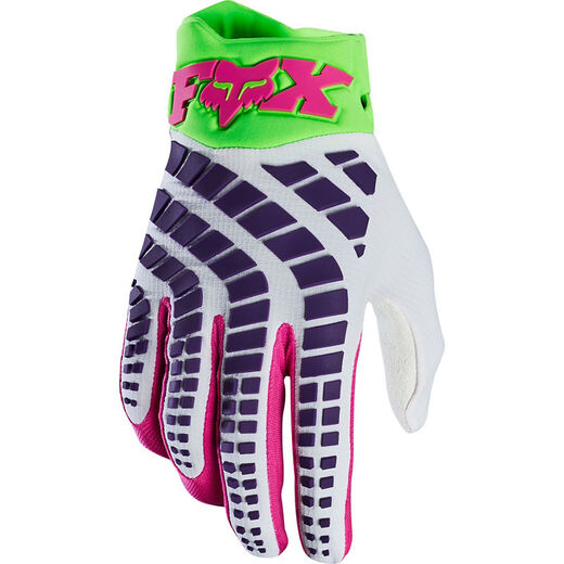 Перчатки Fox 360 Gloves pink/green/white L pitbikemarket.ru