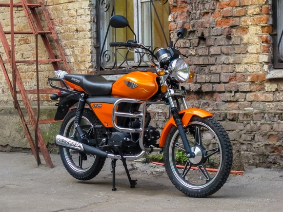 Мопед Racer RC50 Alpha + ЦПГ 110 (оранжевый) (Россия) pitbikemarket.ru