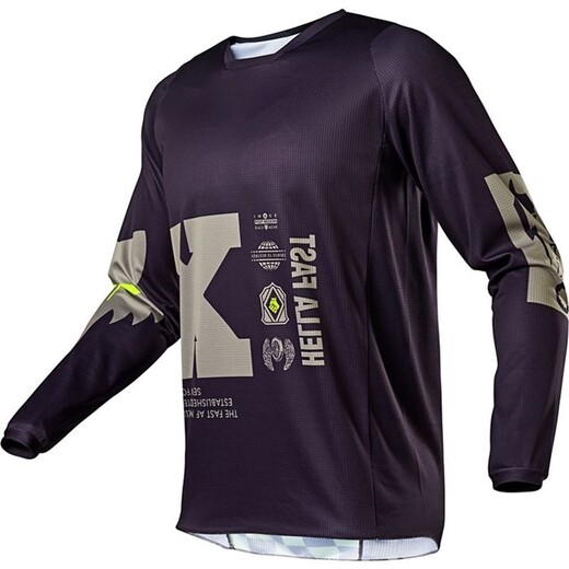 Мотоджерси Fox 180 Illmatik Jersey (Dark Purple, M, 2021 (25768-367-M)) pitbikemarket.ru