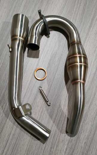 Выхлопная труба (приемная) \ X8 CB250 pitbikemarket.ru