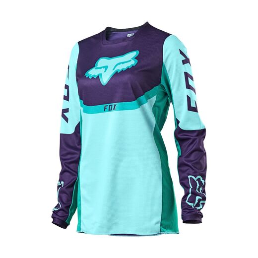 Мотоджерси женская Fox 180 Voke Womens Jersey Женский, L, бирюзовый, 2021 (25855-246-L) pitbikemarket.ru
