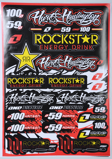 Наклейки набор D6007 pitbikemarket.ru