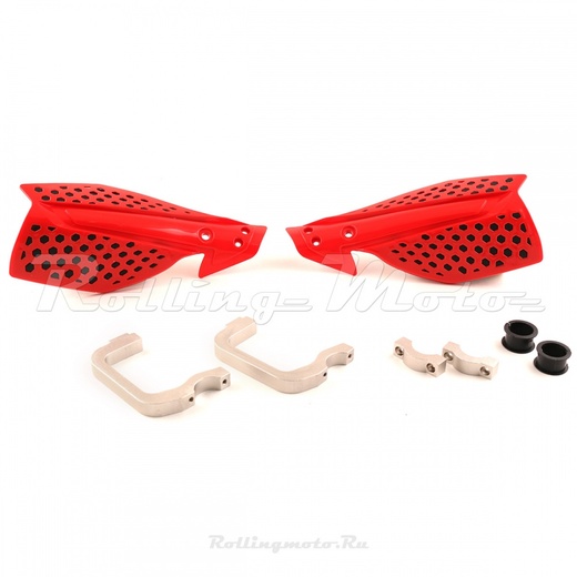 Защита рук MX (пара) HP26 красная  SM-PARTS pitbikemarket.ru