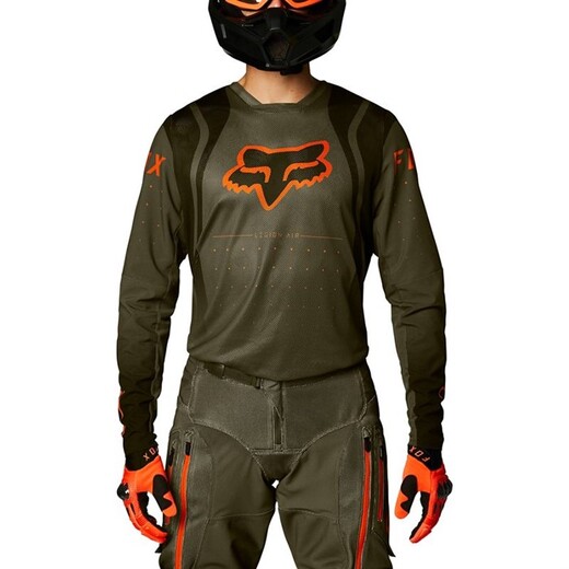 Мотоджерси Fox Legion Air Kovent Jersey (Olive Green, M, 2021 (26735-099-M)) pitbikemarket.ru