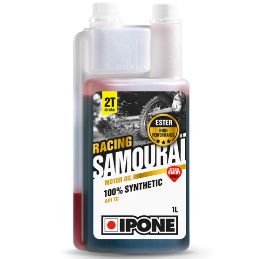 Масло 2Т IPONE SAMOURAI RACING 1L синт. с запахом клубники pitbikemarket.ru