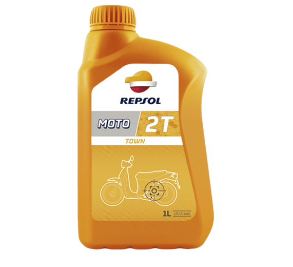 Масло REPSOL 2t MOTO TOWN минеральное 1л pitbikemarket.ru