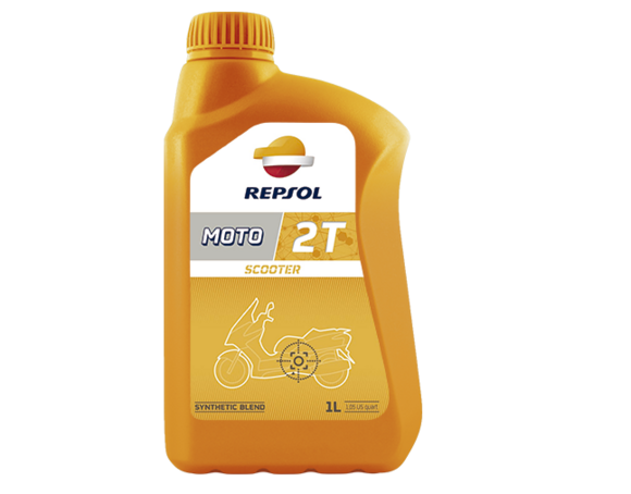 Масло REPSOL 2t SCOOTER синтетическое 1л pitbikemarket.ru