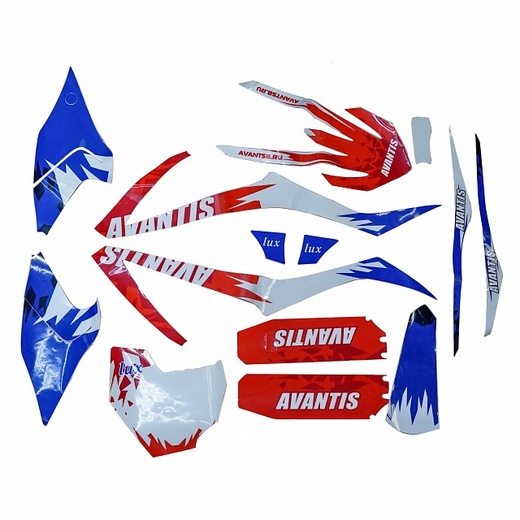 КОМПЛЕКТ НАКЛЕЕК PITBIKE AVANTIS LUX (Тип №3) pitbikemarket.ru
