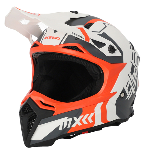 Шлем Acerbis PROFILE 5 22-06 White/Orange, M pitbikemarket.ru