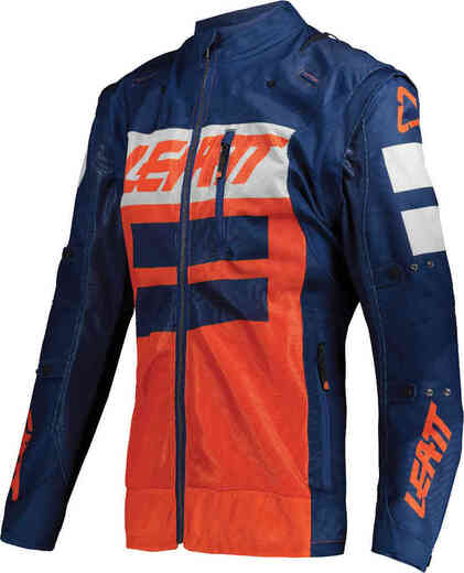 Мотокуртка Leatt GPX 4.5 X-Flow Jacket Ink/Orange M pitbikemarket.ru