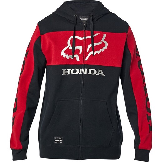 Толстовка Fox Honda Zip Fleece Взрослый, XL, черный, 2020 (25955-017-XL) pitbikemarket.ru