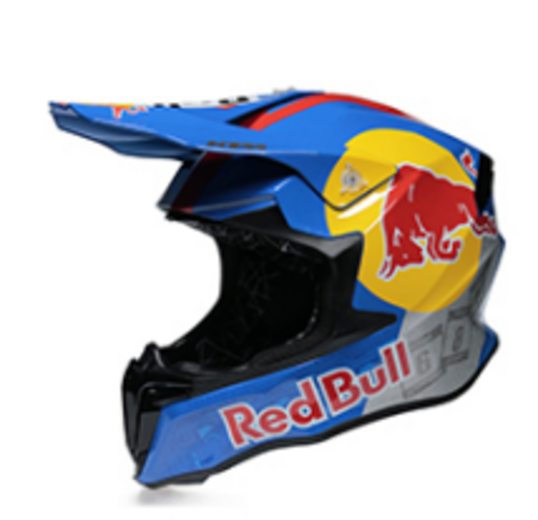 Шлем кроссовый 198 "Red Bull" Blue XXL pitbikemarket.ru