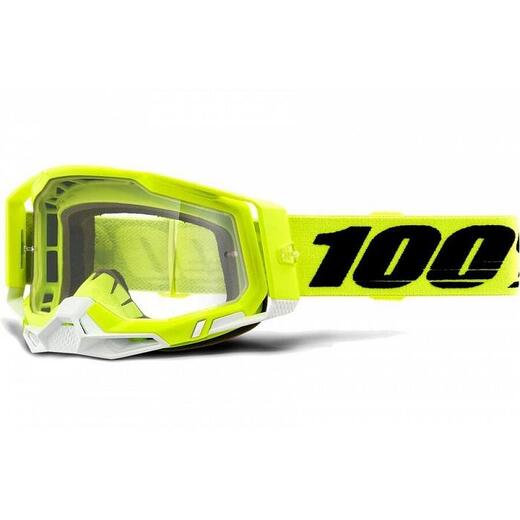 Очки 100% Racecraft 2 Goggle Yellow / Clear Lens (50121-101-04) pitbikemarket.ru