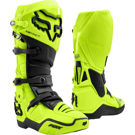 Мотоботы Fox Instinct Boot Flow Yellow, 9, 2021 (24448-130-9) pitbikemarket.ru