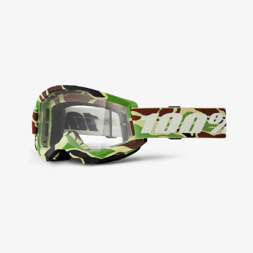 Очки 100% Strata 2 War Camo / Clear pitbikemarket.ru
