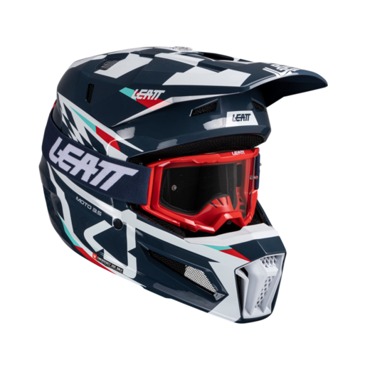 Мотошлем Leatt Moto 3.5 Helmet Kit (Blue, L, 2025 (1025100423)) pitbikemarket.ru