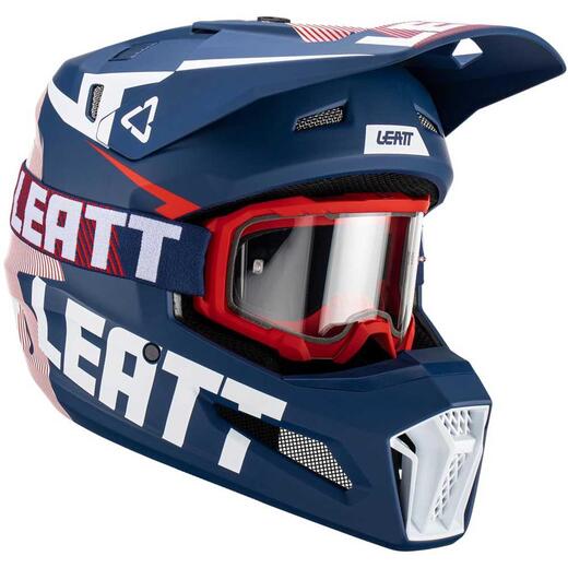 Мотошлем Leatt Moto 3.5 Helmet Kit (Royal, M, 2025 (1025100482)) pitbikemarket.ru