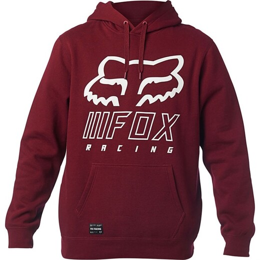 Толстовка Fox Overhaul Po Fleece Взрослый, XL, бордовый, 2020 (25959-527-XL) pitbikemarket.ru
