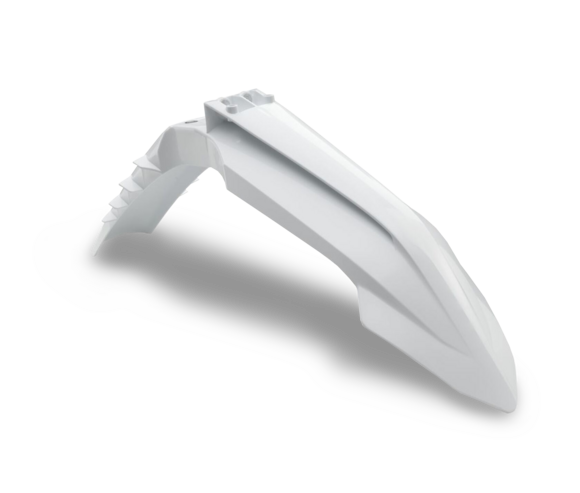 Крыло переднее на эндуро KTM 24г. (рама K10) белое pitbikemarket.ru